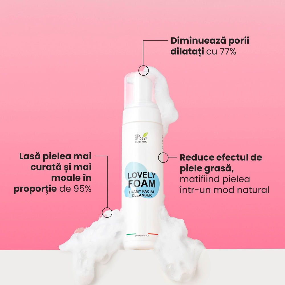 Lovely Foam – Spumă de Curățare Facială | Eco Bio Boutique
