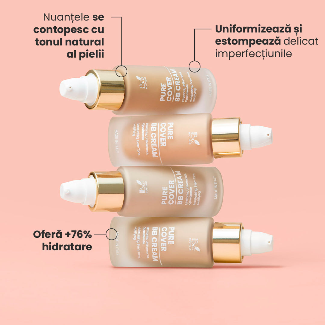 Pure Cover – BB Cream Hidratantă, Uniformizantă, Matifiantă | Eco Bio Boutique