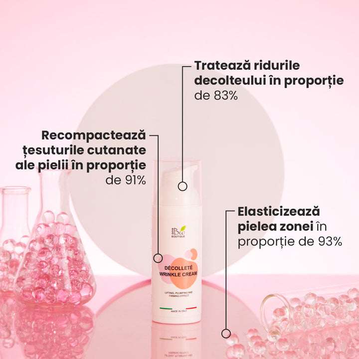 Crema Anti-rid pentru Gât și Decolteu – Efect Lifting, Umplere și Reafirmare | Eco Bio Boutique