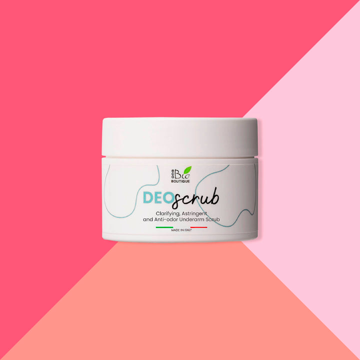 DeoScrub – Exfoliant pentru Axile Iluminator, Astringent și Anti-Miros | Eco Bio Boutique