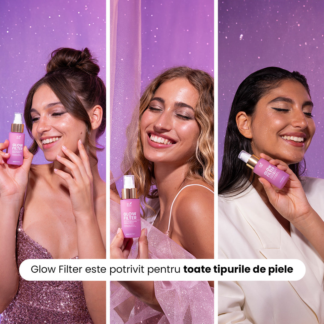 Glow Filter – Bază de machiaj iluminatoare, fixatoare, cu efect lifting | Eco Bio Boutique