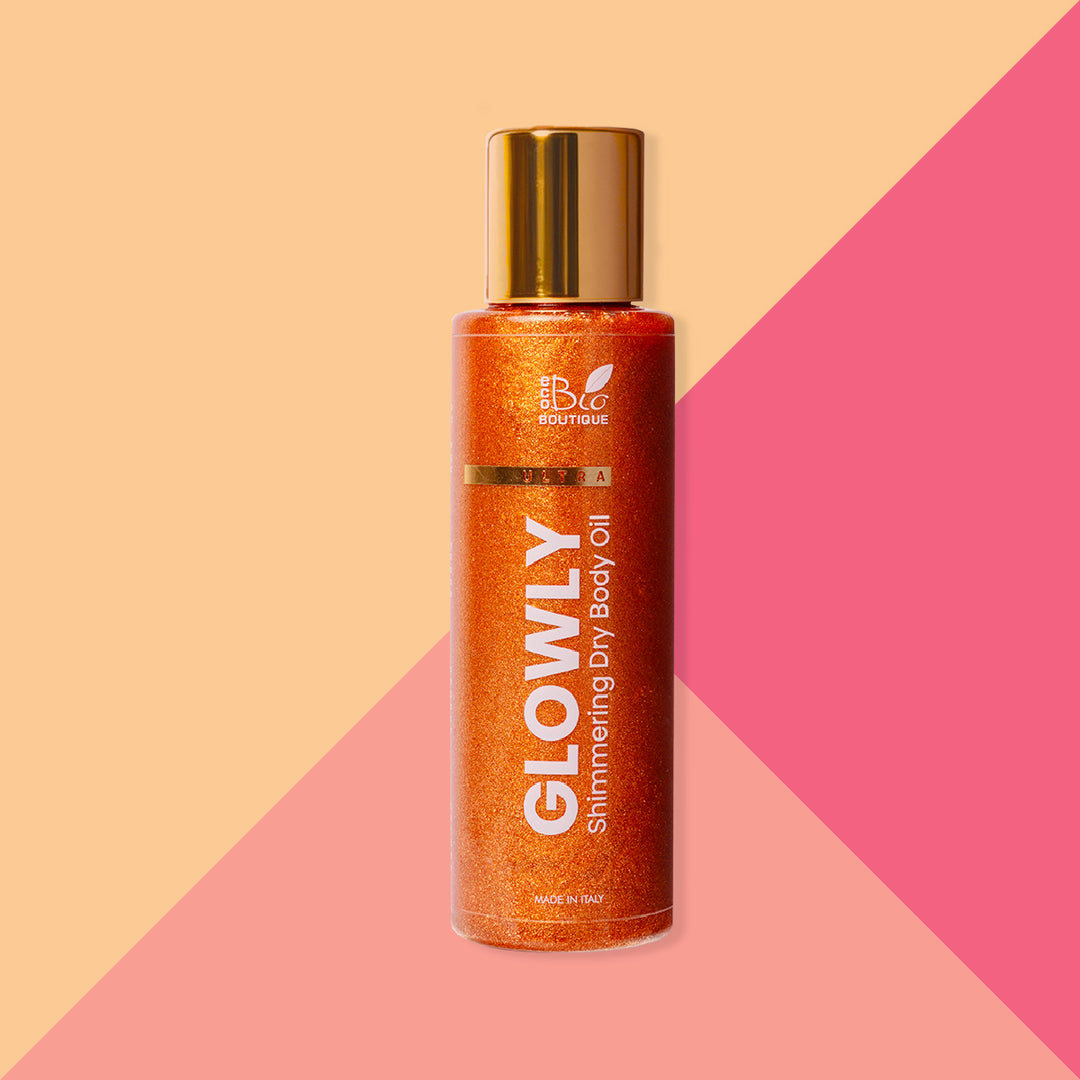 Glowly – Ulei Uscat cu Particule Aurii și Parfumat | Eco Bio Boutique