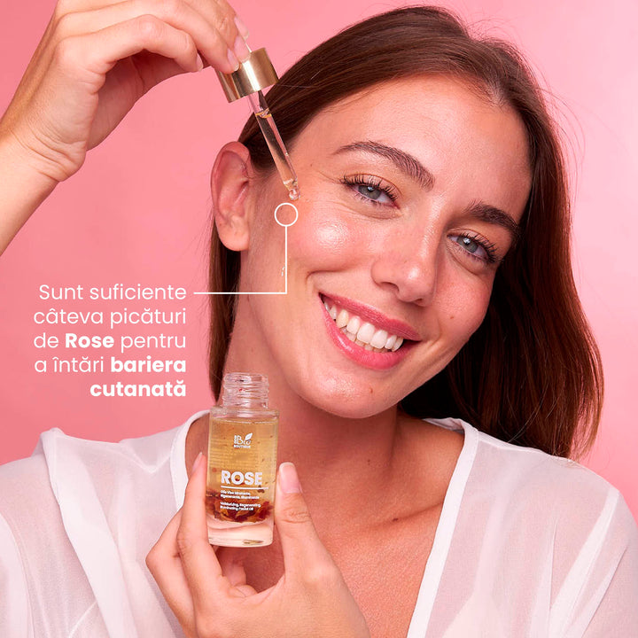 Rose – Ulei Facial Hidratant, Regenerator și Iluminator | Eco Bio Boutique