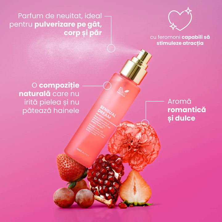 Sensual Dream – Apă parfumată cu feromoni și note dulci senzuale | Eco Bio Boutique