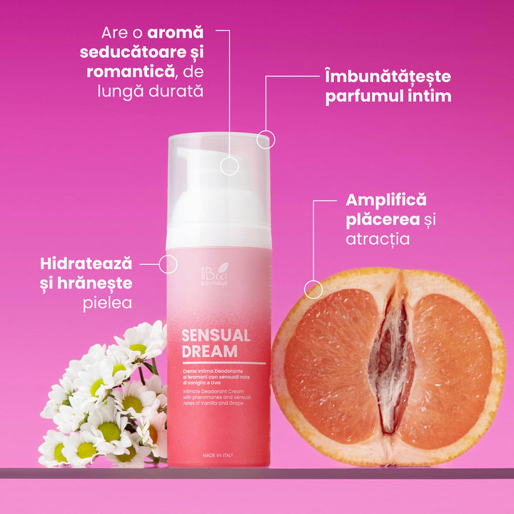 Sensual Dream – Cremă intimă deodorantă cu feromoni | Eco Bio Boutique
