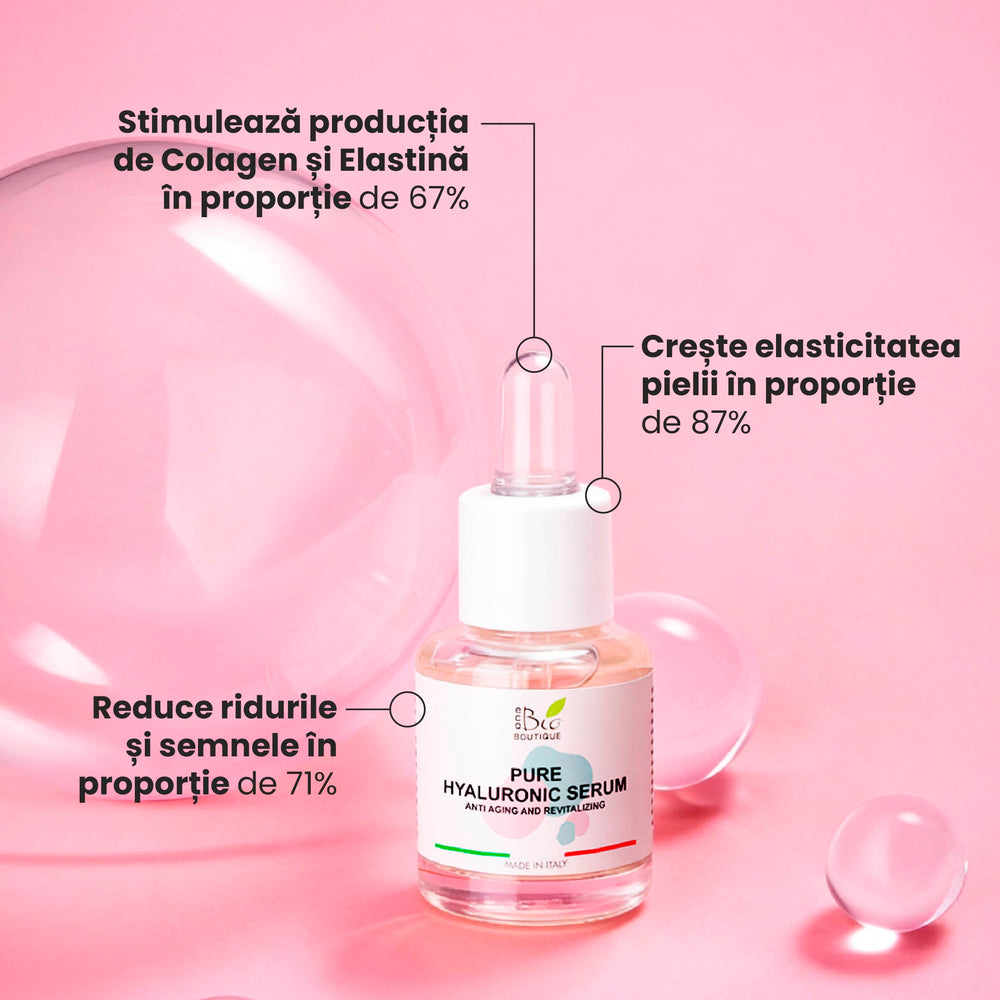 Sérum Facial Antiedad cu Acid Hialuronic Pur | Eco Bio Boutique