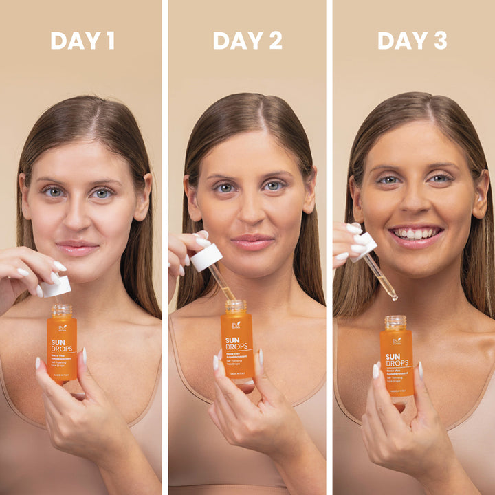 Sun Drops - Picături autobronzante pentru față | Eco Bio Boutique